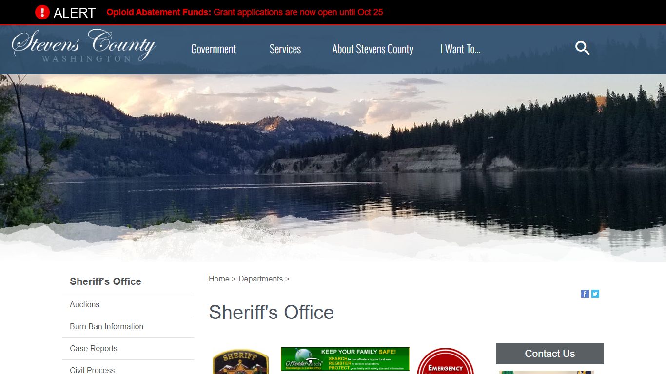 Sheriff's Office - Stevens County WA